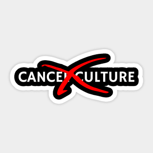 Cancel cancel culture Sticker